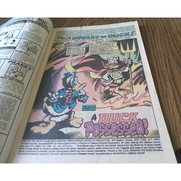 Howard The Duck #14 July 1977 Marvel Comics) - Picture 3 of 3